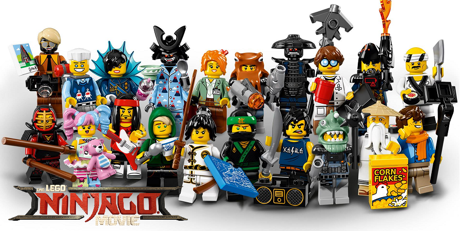 Lego ® Lot x2 Minifig Figurine Ninjago Movie Le Film Ninja Kai Lloyd NEW