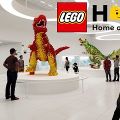 Brick-built Dinosaurs Stomp Into The LEGO House