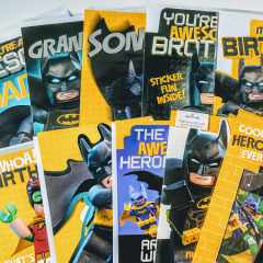 The LEGO Batman Movie Hallmark Greetings Cards Range