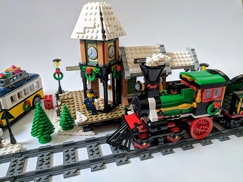 lego holiday train station