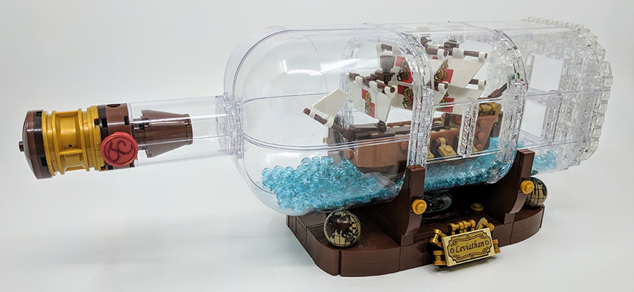 LEGO Ideas Ship In Bottle Set Review - BricksFanz