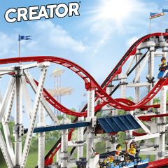 See The LEGO Creator Expert Roller Coaster In Action