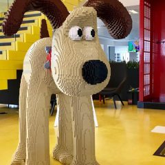 Giant LEGO Gromit Unleashed In Bristol