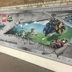 LEGO Jurassic World Takes Over The Tube
