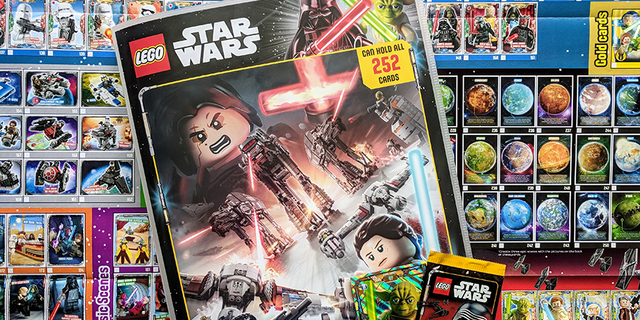 125 Karten Neu & OVP Lego® Star Wars™ Serie 1 Trading Card Game 25 Booster 