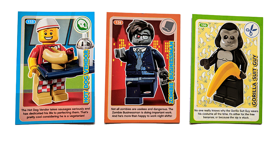 LEGO SAINSBURYS TRADING CARDS INCREDIBLE ADVENTURES *CHOOSE UP TO 10 FROM LIST*