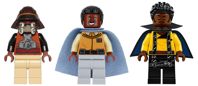 Lego Star Wars Lando Calrissian procedentes de 9496 