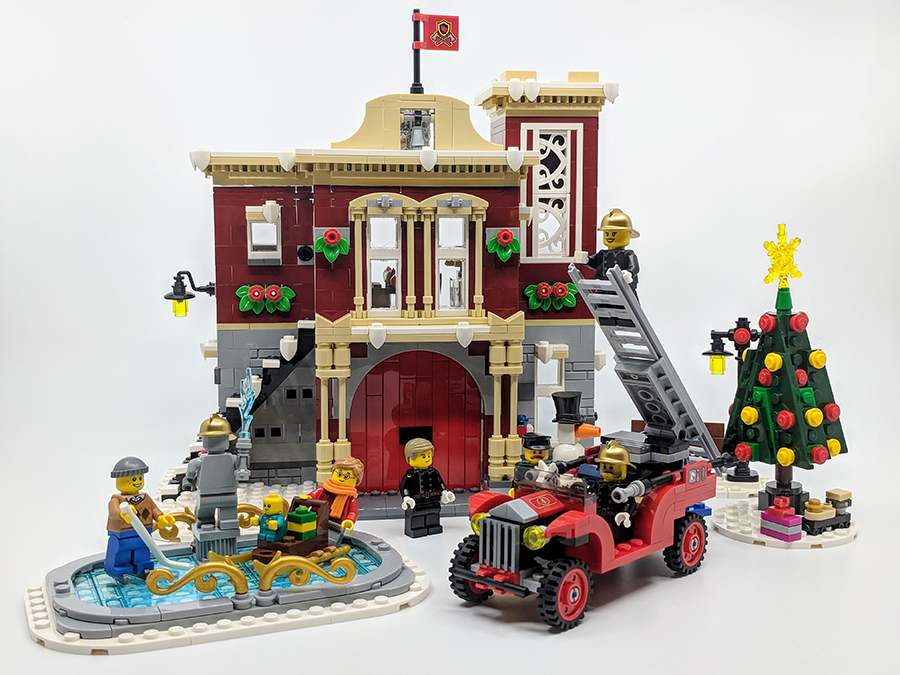 papir Undtagelse vrede 10263: LEGO Creator Winter Village Fire Station Set Review - BricksFanz