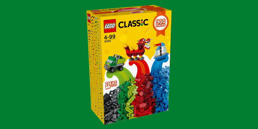 lego classic 900 pieces asda