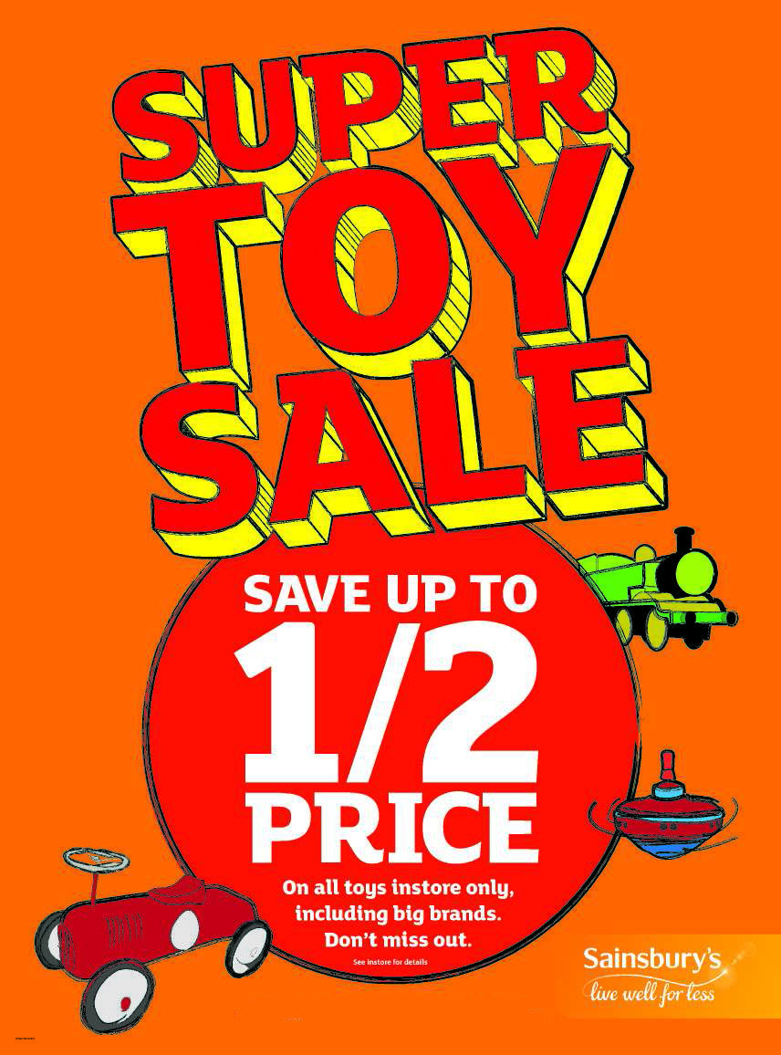 sainsburys toy sale