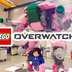 Overwatch D.Va Gets The LEGO Big Build Treatment