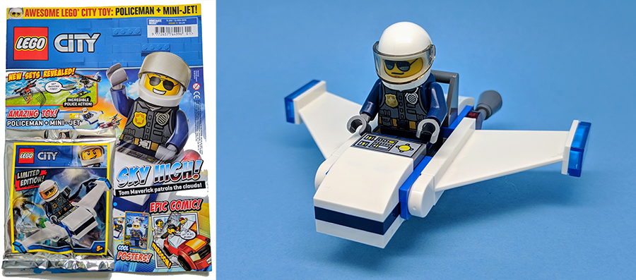 30359 POLICE WATER PLANE NEW LEGO CITY LIMITED EDN MAGAZINE GIANT SERIES ED 1 