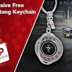 Exclusive VIP Keychain With LEGO Ford Mustang