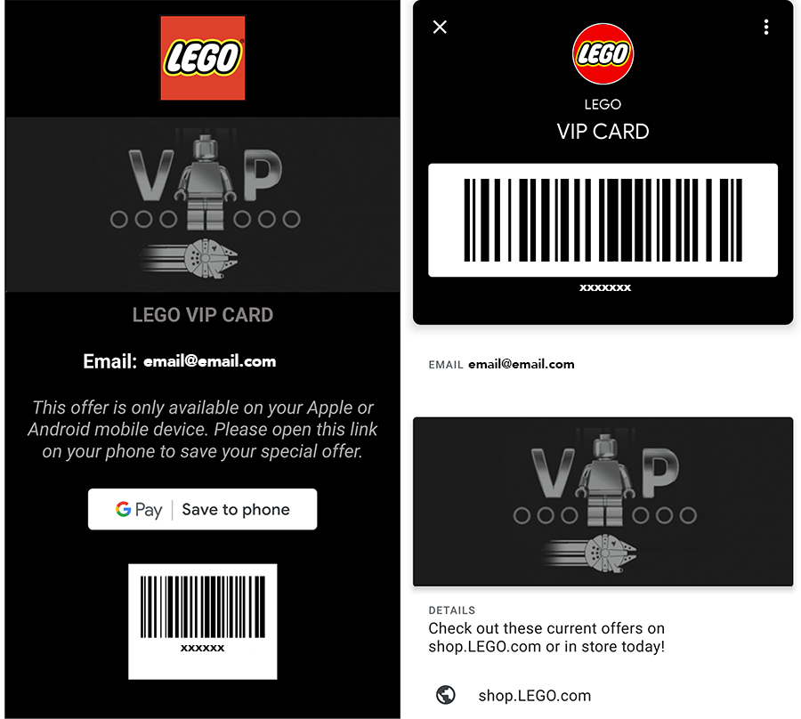 Digital LEGO VIP Cards Being Trialed -