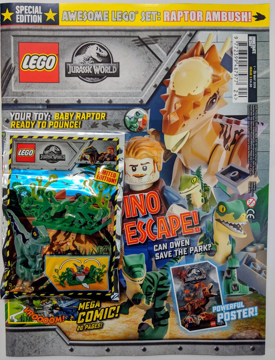 LEGO Jurassic World Magazine 