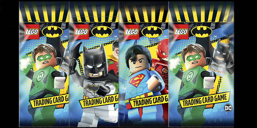 RARE Choose any 3 Cards lots available  LEGO Batman DC Trading Cards SHINY