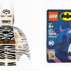 SDCC LEGO Zebra Batman Minifigure Revealed