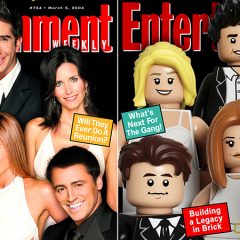Entertainment Weekly F·R·I·E·N·D·S Covers Get LEGO Makeover