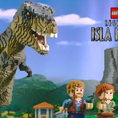LEGO Big Builds: Sliming A Tyrannosaurus rex