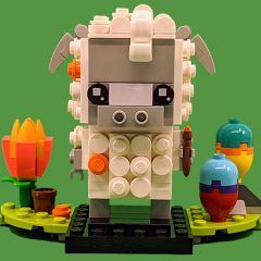 40380: Easter Sheep LEGO BrickHeadz Review
