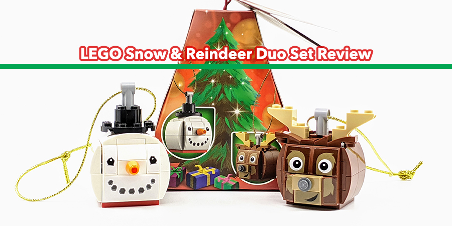 Lego snowman best sale and reindeer