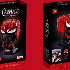 LEGO Marvel Spider-Man Carnage Helmet Official Images
