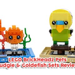 LEGO BrickHeadz Pets Budgie & Goldfish Review