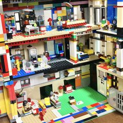 8-Year-Old LEGO Fans Recreates Ghostbuster HQ
