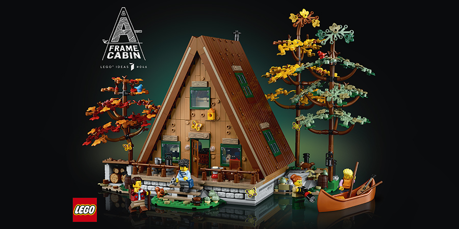 LEGO Ideas A-Frame Cabin Officially Revealed - BricksFanz