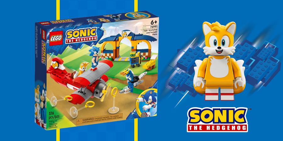  LEGO Sonic The Hedgehog Tails' Workshop and Tornado