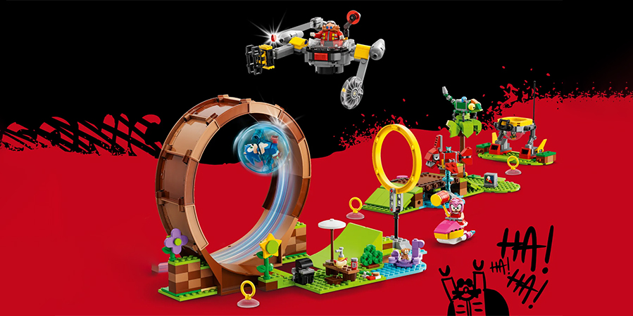  LEGO Sonic The Hedgehog Sonic's Green Hill Zone Loop