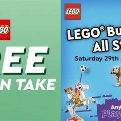 Free LEGO Event At The Entertainer This Weekend