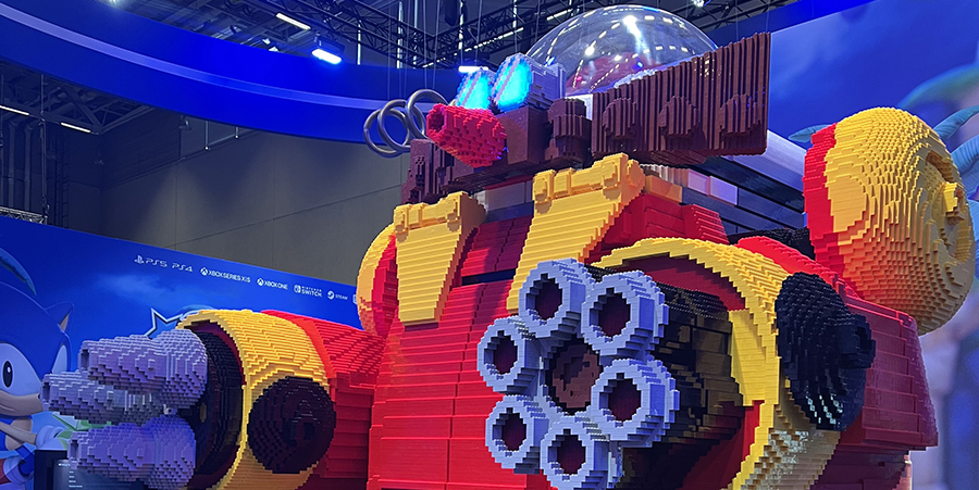 Random: Giant LEGO Death Egg Robot Delights At Sonic Superstars Gamescom  Booth