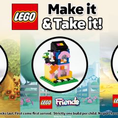 Get Various Free LEGO Goodies This Weekend
