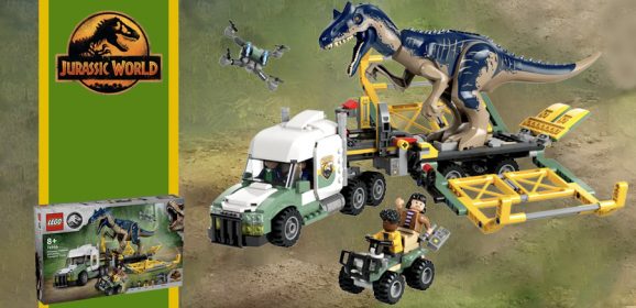 76966: Allosaurus Transport Truck Set Review