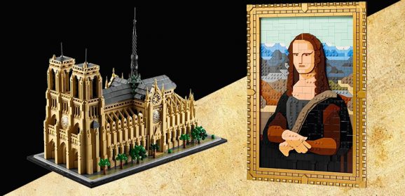 Introducing The LEGO Mona Lisa & Notre-Dame Sets