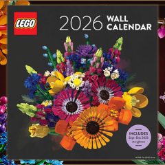 LEGO Wall Calendar Gets Botanical For 2026