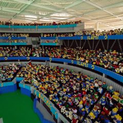 Huge LEGO Stadium Arrives At LEGOLAND California