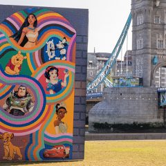 Giant LEGO Disney Mural Unveiled In London