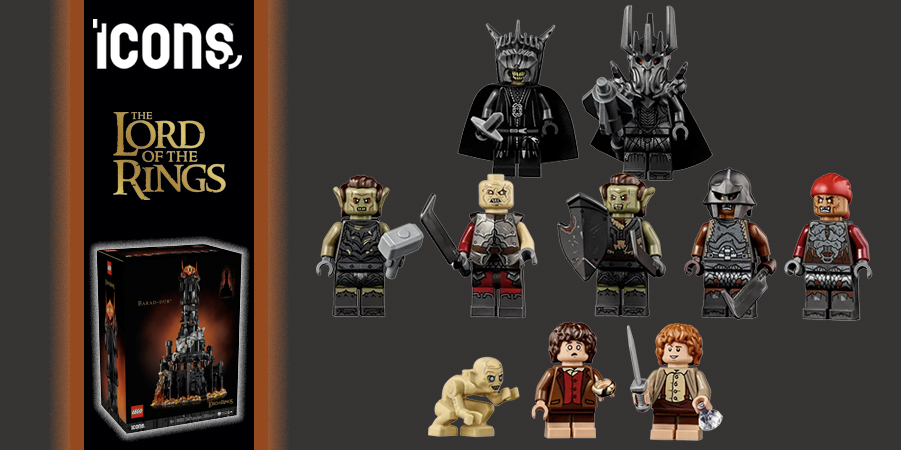 LEGO Icons 10333 pas cher, Le Seigneur des Anneaux : Barad-dûr LEGO Icons 10333 pas cher, Le Seigneur des Anneaux : Barad-dûr