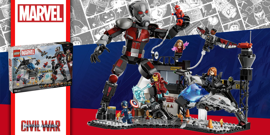 76314: Captain America: Civil War Action Battle Set Review