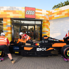 Life-sized LEGO F1 McLaren Pit Stops At LEGOLAND