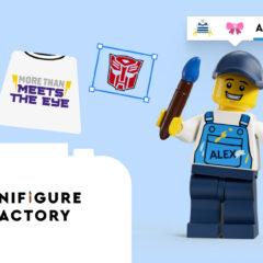 LEGO Minifigure Factory Adds Transformers Decals