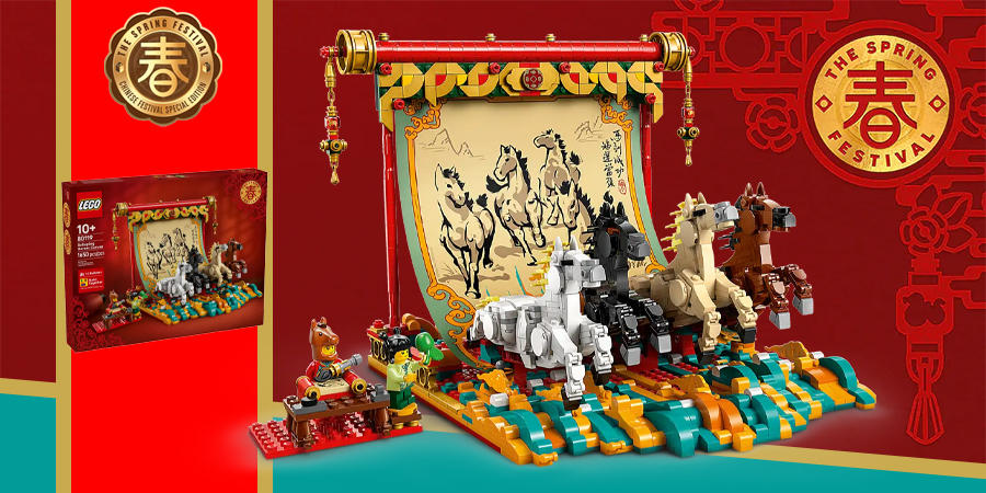 80119: Galloping Horses Canvas Set Review - BricksFanz