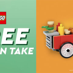 LEGO Stores Bike Burger Cart Make & Take Event