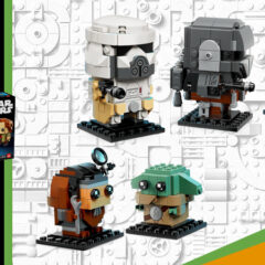40856: The Mandalorian & Grogu BrickHeadz Review