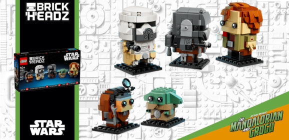 40856: The Mandalorian & Grogu BrickHeadz Review