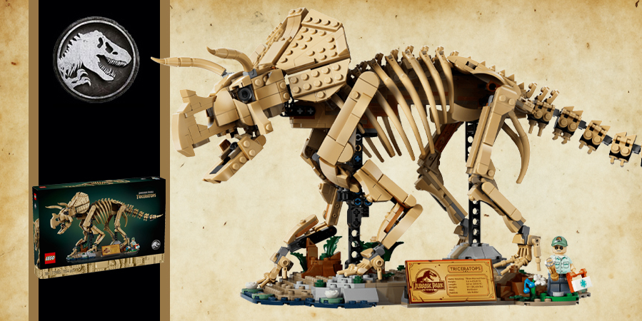せり様 77985: Dinosaur Fossils: Triceratops Set Review - BricksFanz