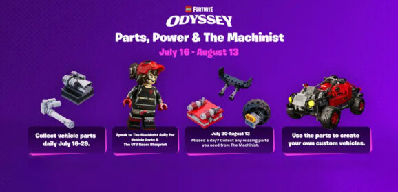 Daily Machinist Gifts Now Available In LEGO Fortnite