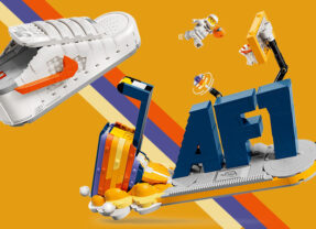 Space-themed Nike Air Force 1 x LEGO Set Revealed